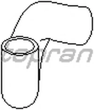 Шланг радиатора TOPRAN купить