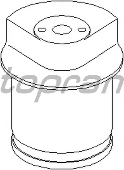 Втулка, балка моста TOPRAN купить