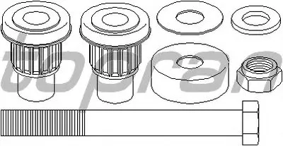 Ремкомплект, направляющий рычаг TOPRAN купить
