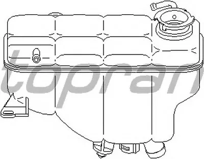 Компенсационный бак, охлаждающая жидкость TOPRAN купить