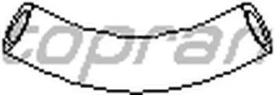 Шланг, воздухоотвод крышки головки цилиндра TOPRAN купить