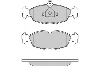 Комплект тормозных колодок, дисковый тормоз E.T.F. купить