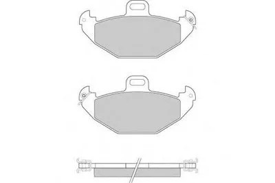 Комплект тормозных колодок, дисковый тормоз E.T.F. купить