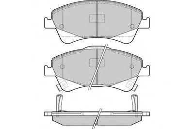 Комплект тормозных колодок, дисковый тормоз E.T.F. купить