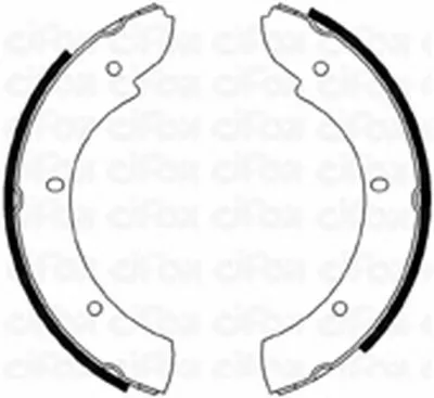 Комплект тормозных колодок, стояночная тормозная система CIFAM купить