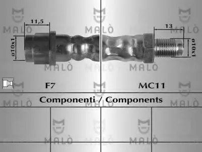 Тормозной шланг MALÒ купить