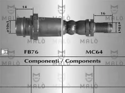 Тормозной шланг MALÒ купить