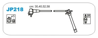 Комплект проводов зажигания JANMOR купить