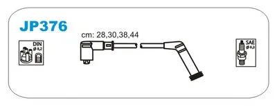 Комплект проводов зажигания JANMOR купить