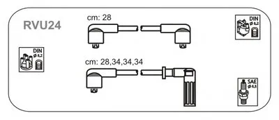 Комплект проводов зажигания JANMOR купить