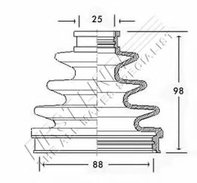 Пыльник, приводной вал FIRST LINE купить