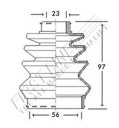 Пыльник, приводной вал FIRST LINE купить