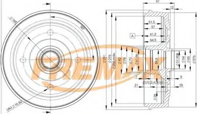 Тормозной барабан FREMAX купить