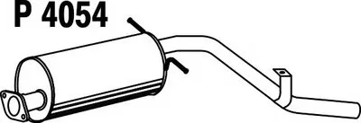 Глушитель выхлопных газов конечный FENNO купить