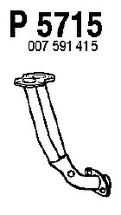Труба выхлопного газа FENNO купить