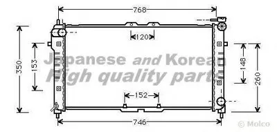 Радиатор, охлаждение двигателя ASHUKI купить