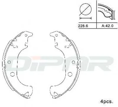 Комплект тормозных колодок DITAS купить