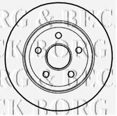 Тормозной диск BORG & BECK купить