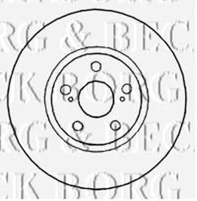 Тормозной диск BORG & BECK купить