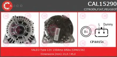 Генератор BRAND NEW SERIES CASCO купить