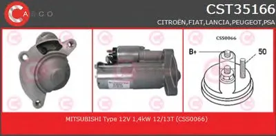 Стартер GENUINE SERIES CASCO купить