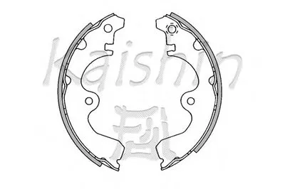 Комплект тормозных колодок KAISHIN купить