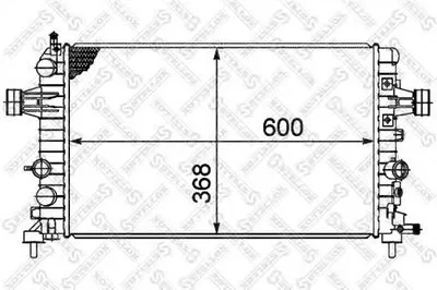 Радиатор, охлаждение двигателя STELLOX купить