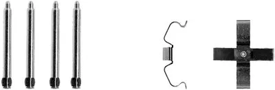 Комплектующие, колодки дискового тормоза HELLA PAGID купить