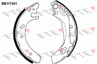 Комплект тормозных колодок FTE купить