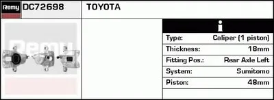 Тормозной суппорт Remanufactured REMY (Multiline) DELCO REMY купить