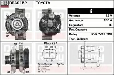 Генератор Remanufactured REMY (Light Duty) DELCO REMY купить
