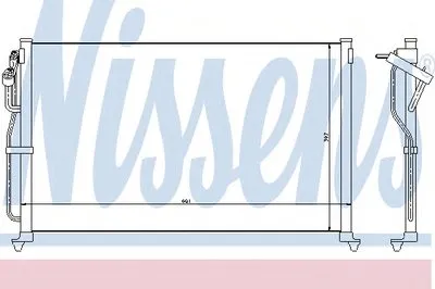Конденсатор, кондиционер NISSENS купить