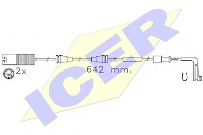 Сигнализатор, износ тормозных колодок ICER купить