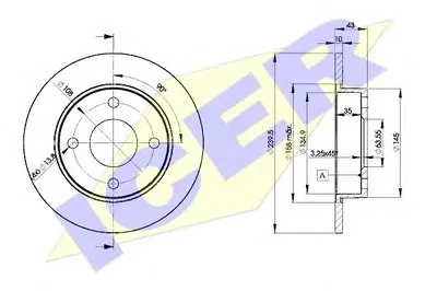 Тормозной диск ICER купить