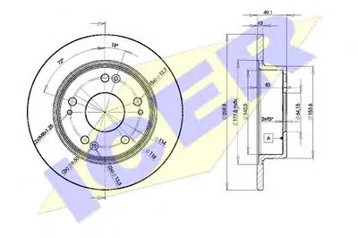 Тормозной диск ICER купить