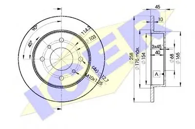 Тормозной диск ICER купить