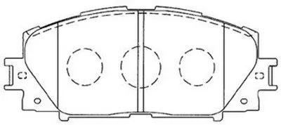 Комплект тормозных колодок, дисковый тормоз Premium Advics AISIN купить