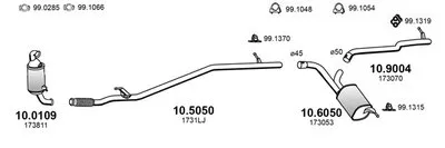 Система выпуска ОГ ASSO купить