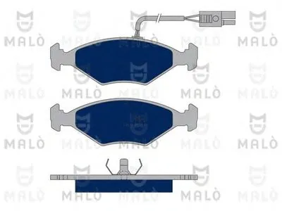Комплект тормозных колодок, дисковый тормоз MALÒ купить