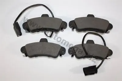 Комплект тормозных колодок, дисковый тормоз AutoMega Premium AUTOMEGA купить