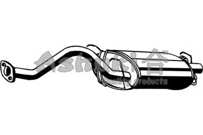 Глушитель выхлопных газов конечный ASHUKI купить