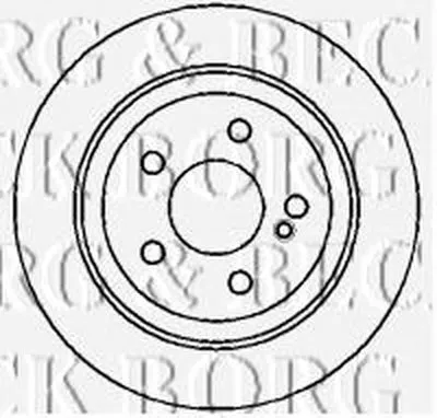 Тормозной диск BORG & BECK купить