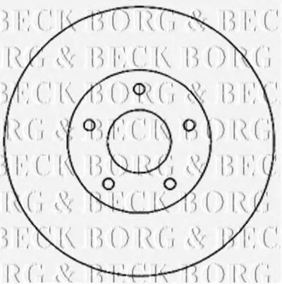 Тормозной диск BORG & BECK купить