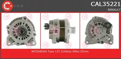 Генератор GENUINE SERIES CASCO купить