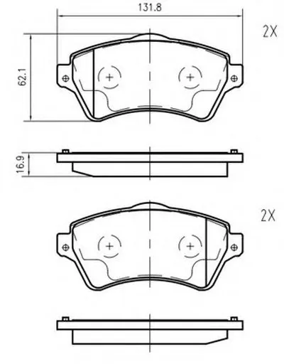 Комплект тормозных колодок, дисковый тормоз VEMA купить
