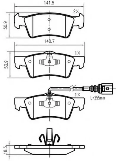 Комплект тормозных колодок, дисковый тормоз VEMA купить