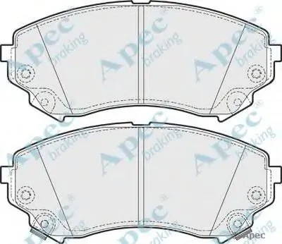 Комплект тормозных колодок, дисковый тормоз APEC braking купить