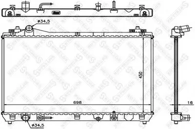 Радиатор, охлаждение двигателя