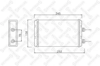 Теплообменник, отопление салона STELLOX купить