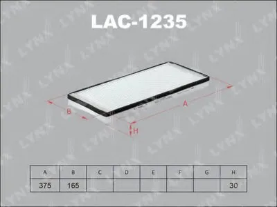 Фильтр, воздух во внутренном пространстве LYNXauto купить